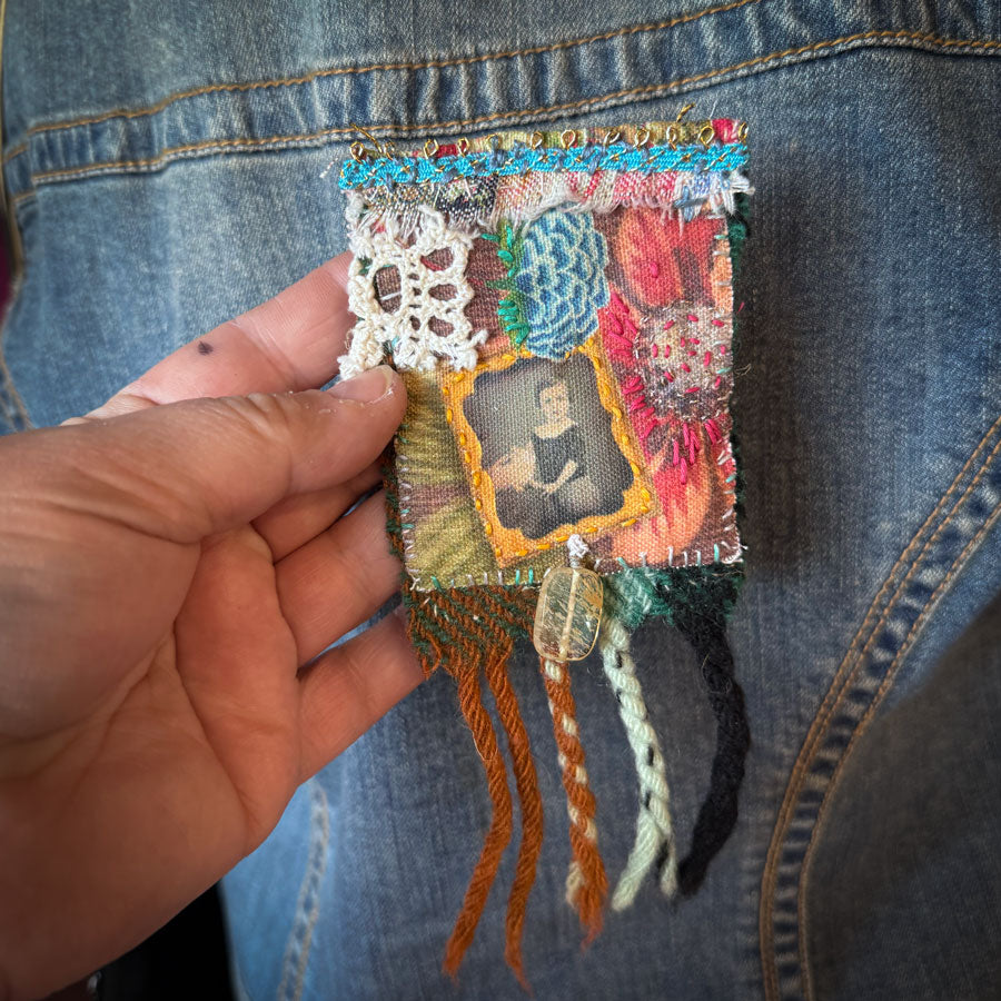 Yesterday brooch
