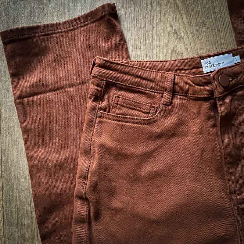 sz 1 Zoe Kratzmann brown jeans