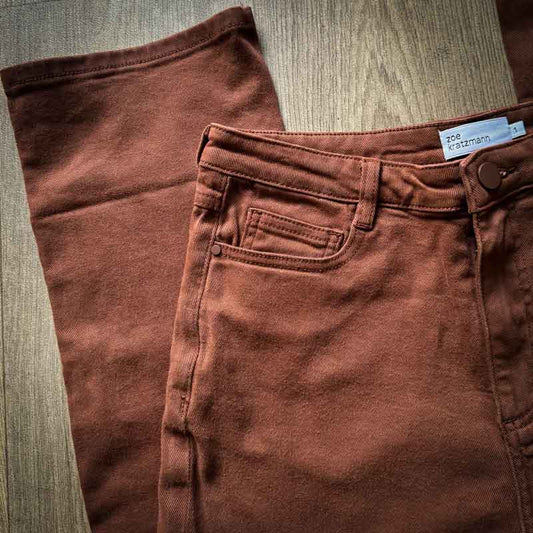 sz 1 Zoe Kratzmann brown jeans