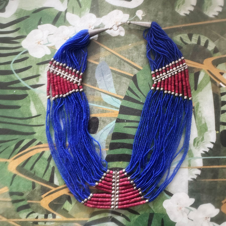 African beaded necklace