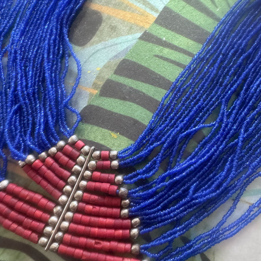 African beaded necklace