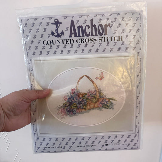 Anchor cross stitch Spring Bouquet