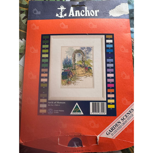 Anchor cross stitch Garden Scenes