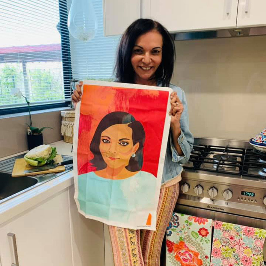 Anne Aly tea towel
