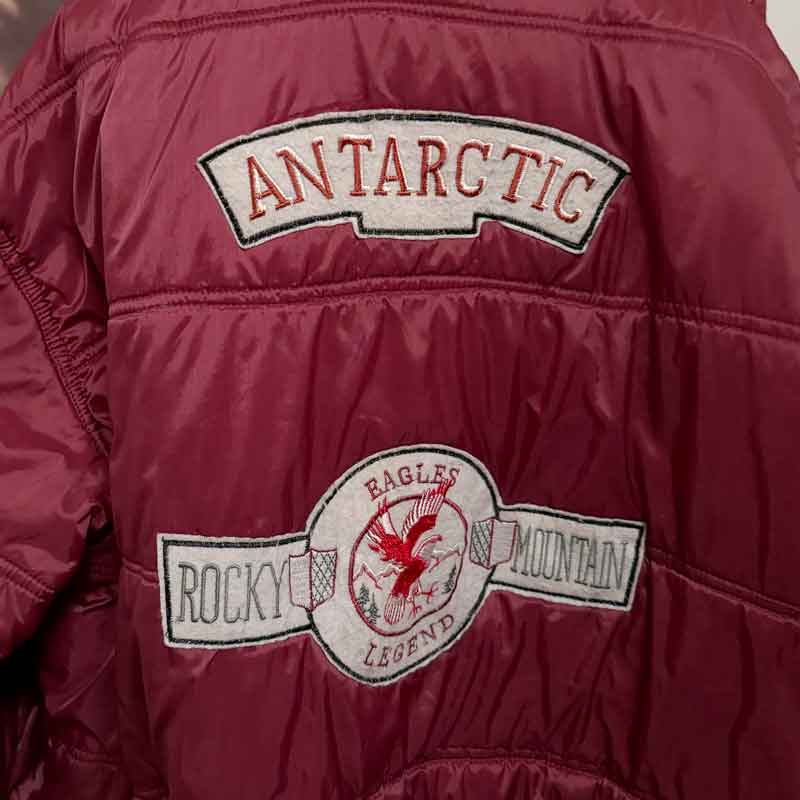 Fab maroon Antartic jacket vintage