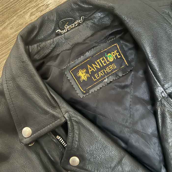 sz 46 Brando classic leather motorcycle jacket