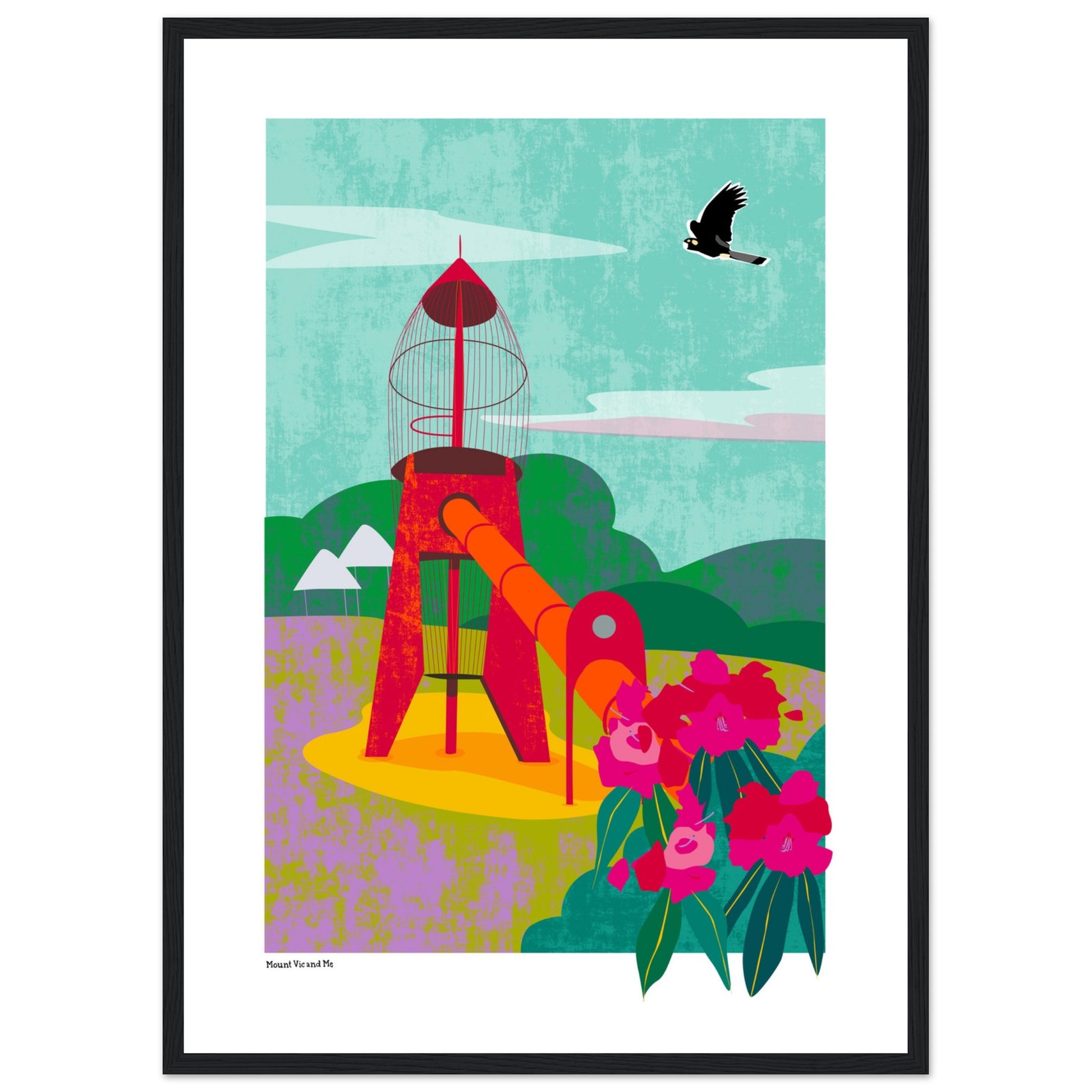 Blackheath Rocket Framed Poster