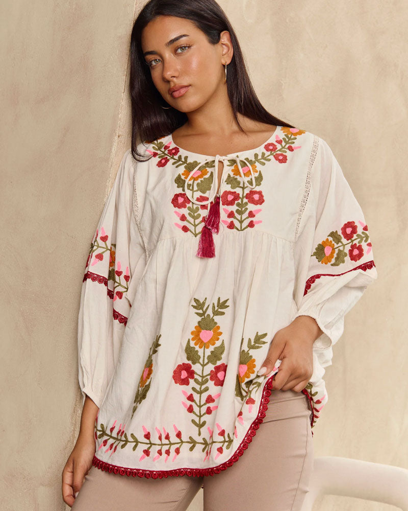 Bohemian Acacia blouse 1-4XL