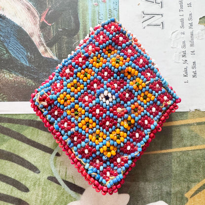 Diamond beaded purse