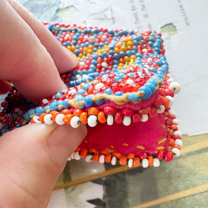 Diamond beaded purse