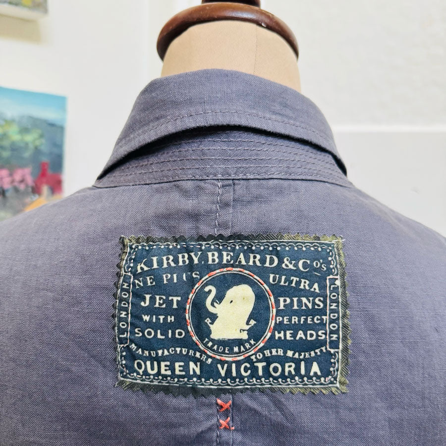 Upcycled United Colours of Benetton linen jacket