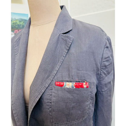 Upcycled United Colours of Benetton linen jacket