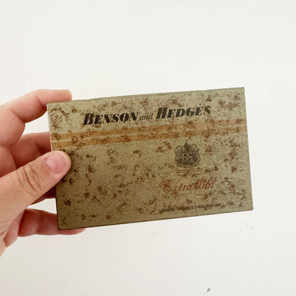 Benson and Hedges vintage cigarette tin