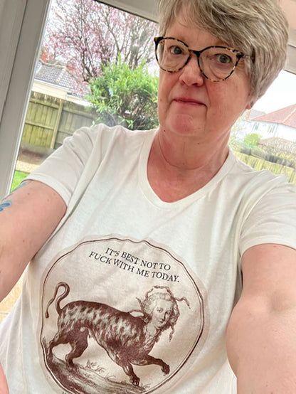 Best not to fuck with me semi-fit t shirt