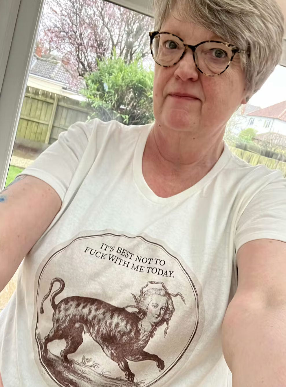 Best not to fuck with me cotton t shirt