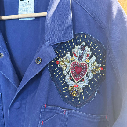 sz 112S Bisley heart overalls