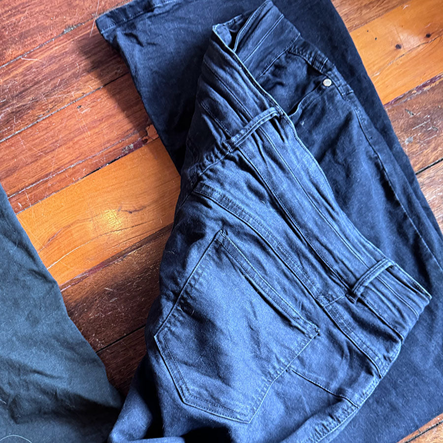 sz 22 black bootcut jeans