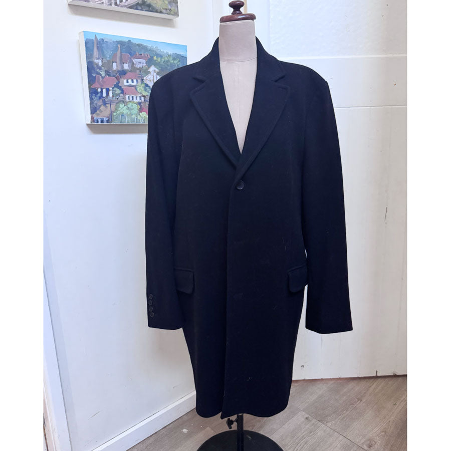 Black Abercrombie style coat