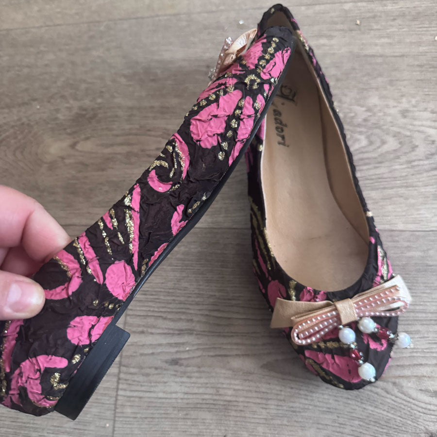 sz 40 blingy ballet flats