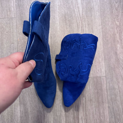 sz 12 blue cowboy boots