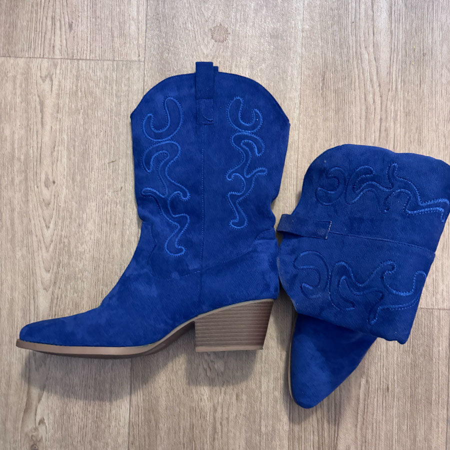 sz 12 blue cowboy boots