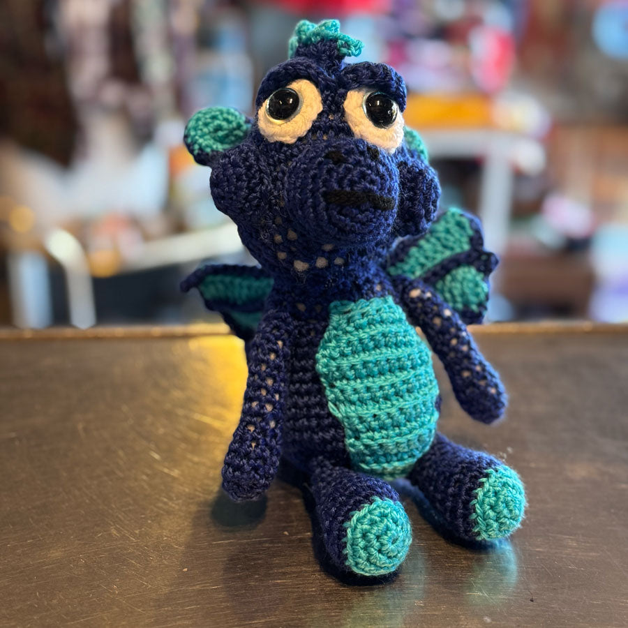 Puffy the Blue dragon