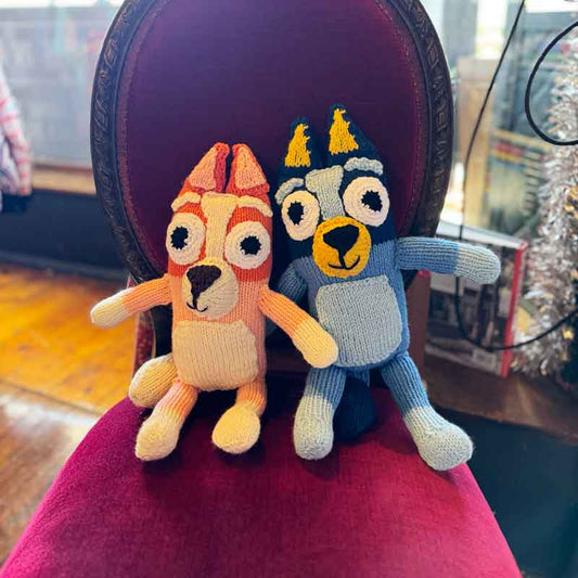 Bluey and Bingo handmade toys