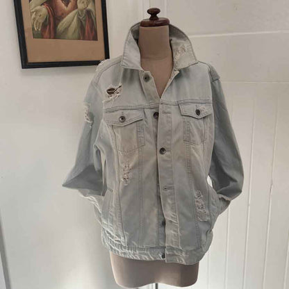 sz M mens Bon Jovi denim jacket