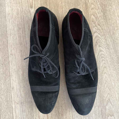 sz 44 Brando italian black suede boots