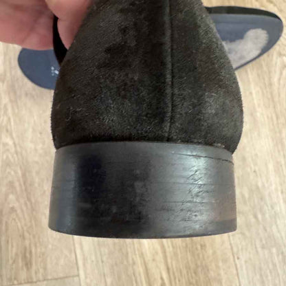 sz 44 Brando italian black suede boots