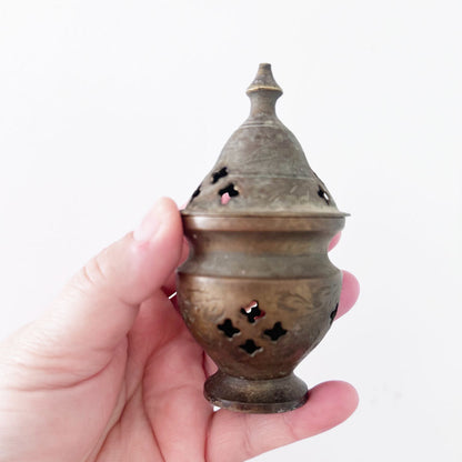 Brass incense burner