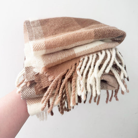 Blanket : Brown NZ wool remnant