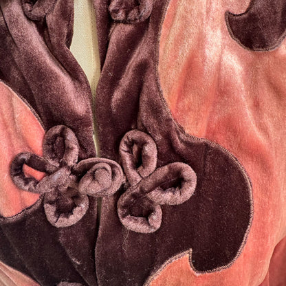 Incredible vintage velvet brown jacket