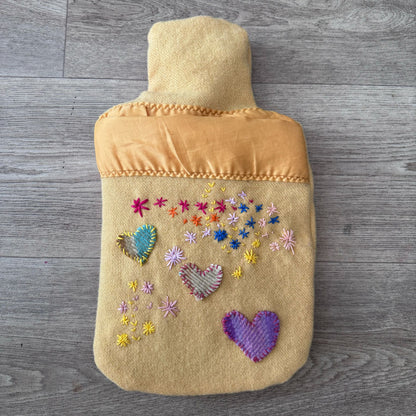 Buttermilk maiden hot water bottle cover