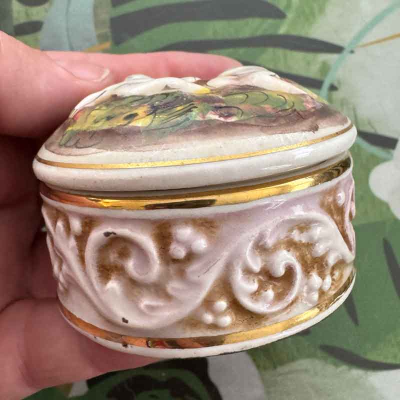 Capodimonte jewellery box