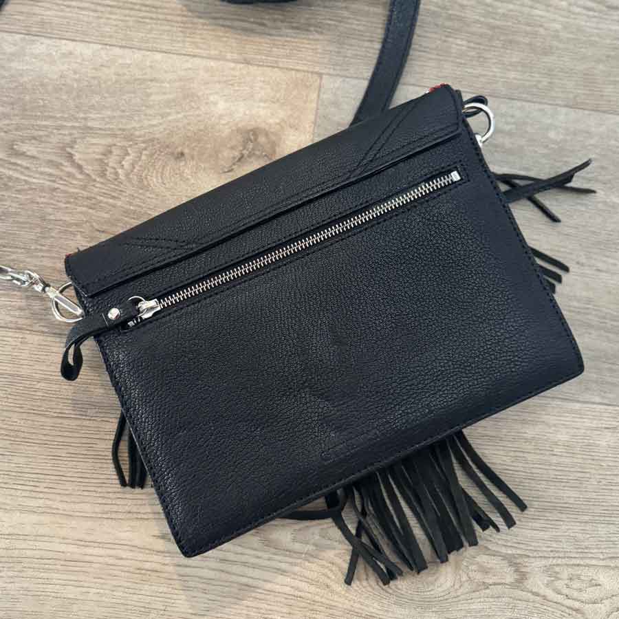 Catherine Tran leather tassel bag