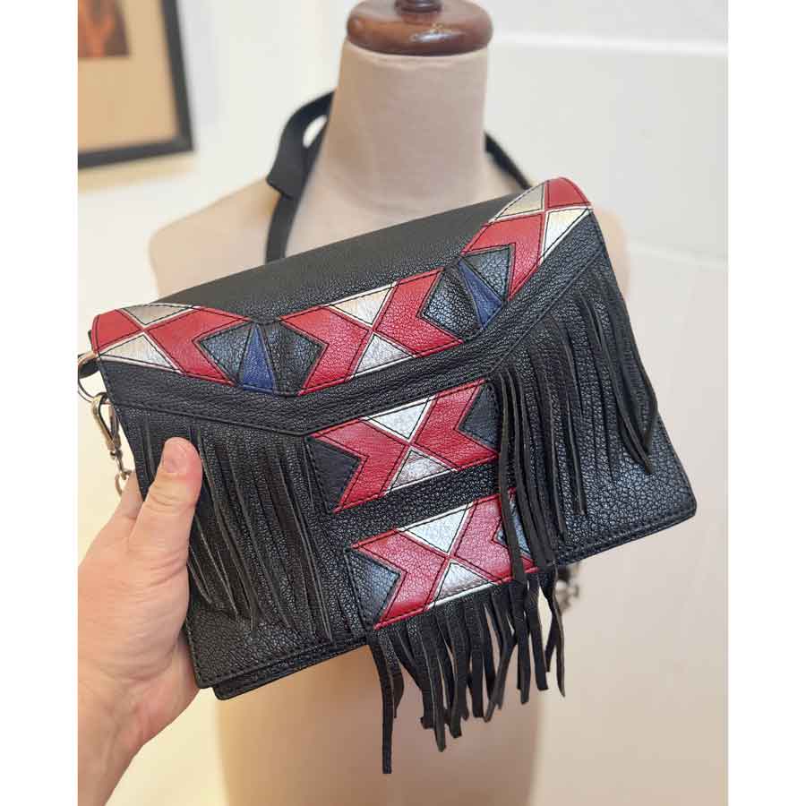 Catherine Tran leather tassel bag