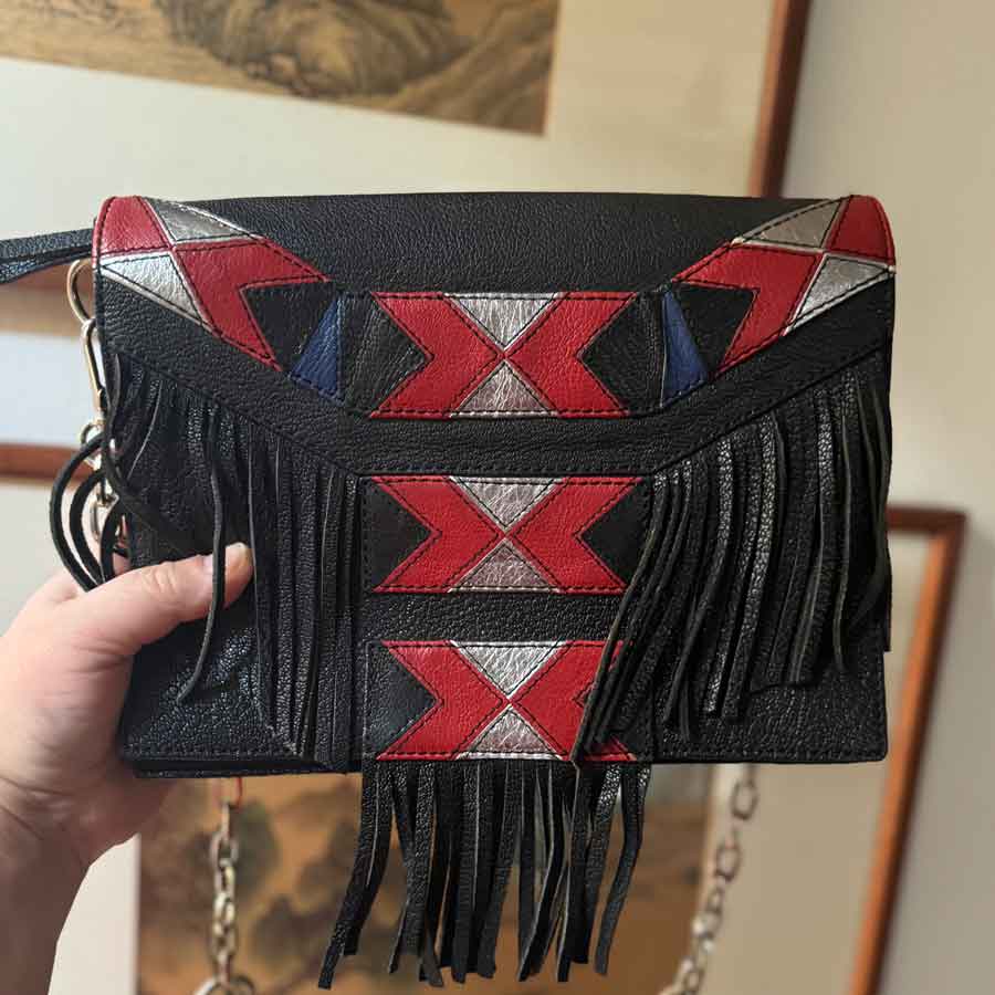 Catherine Tran leather tassel bag
