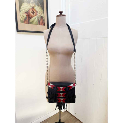 Catherine Tran leather tassel bag