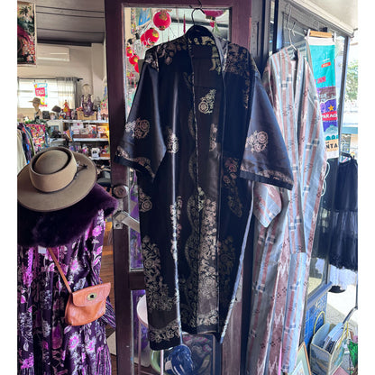 Black Chinese robe