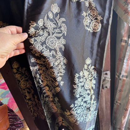 Black Chinese robe
