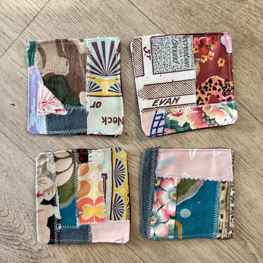Shabby handmade coasters