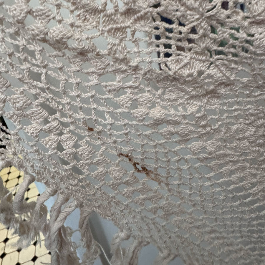 Cream cotton shawl