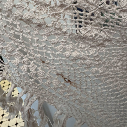 Cream cotton shawl