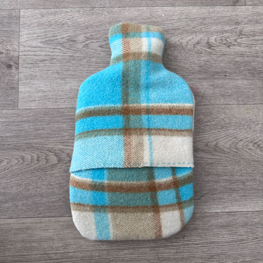 Crochet diamond hot water bottle cover