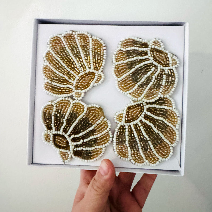 Crofton shell napkin rings