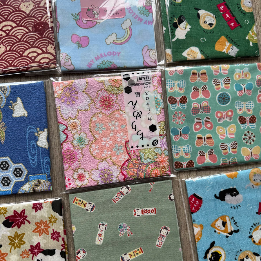 Cut cloth fabric pieces