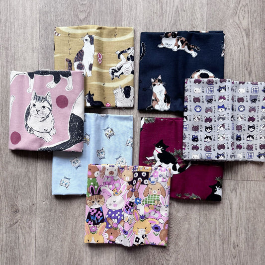 Cute critters Japanese fabrics