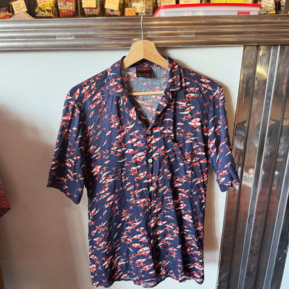 sz S Dara navy retro shirt