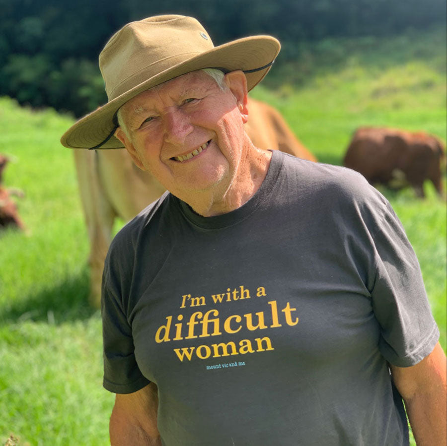 I'm with a difficult woman classic cotton t shirt